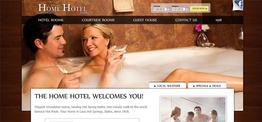 Home Hotel web design