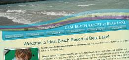 Ideal Beach Resort web design