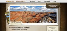 Castle Country Travel Region web design